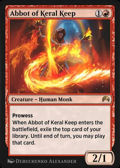 Abbot of Keral Keep EA3-2 Explorer Anthology 3 Magic card