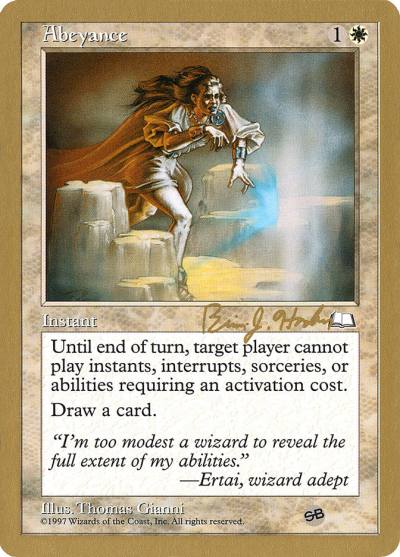Abeyance WC98-BH1SB World Championship Decks 1998 Magic card