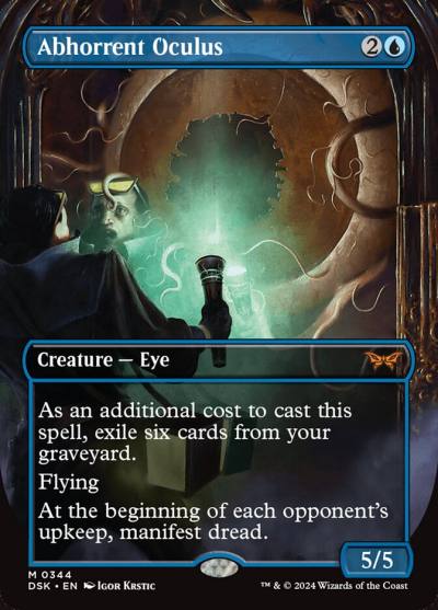 Abhorrent Oculus DSK-344 Duskmourn: House of Horror Magic card