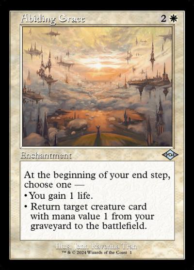 Abiding Grace H2R-1 Modern Horizons 2 Timeshifts Magic card