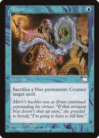 Abjure WTH-31 Weatherlight Magic card
