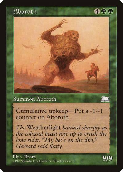 Aboroth WTH-117 Weatherlight Magic card