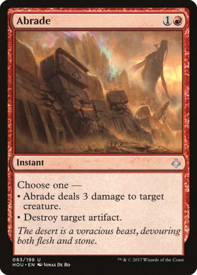 Abrade HOU-83 Hour of Devastation Magic card