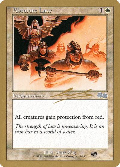 Absolute Law WC00-NL2SBA World Championship Decks 2000 Magic card