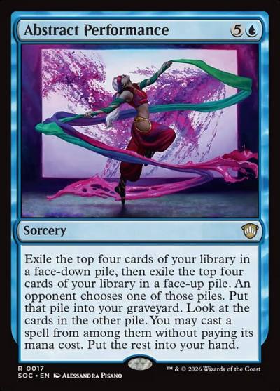 Abstract Performance SOC-17 Secrets of Strixhaven Commander Magic card