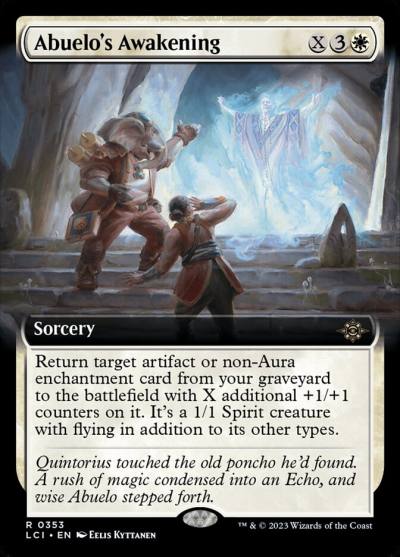 Abuelo's Awakening LCI-353 The Lost Caverns of Ixalan Magic card