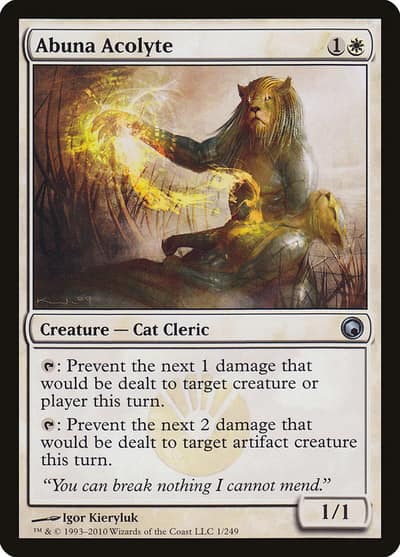 Abuna Acolyte 1 Scars of Mirrodin Magic card