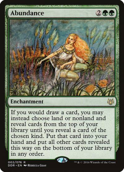 Abundance DDR-2 Duel Decks: Nissa vs. Ob Nixilis Magic card