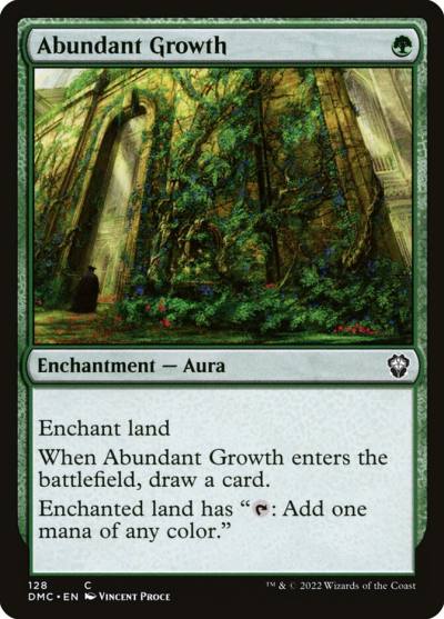 Abundant Growth DMC-128 Dominaria United Commander Magic card