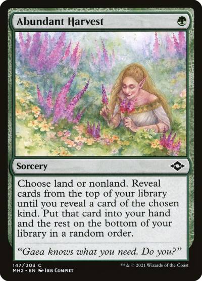 Abundant Harvest MH2-147 Modern Horizons 2 Magic card