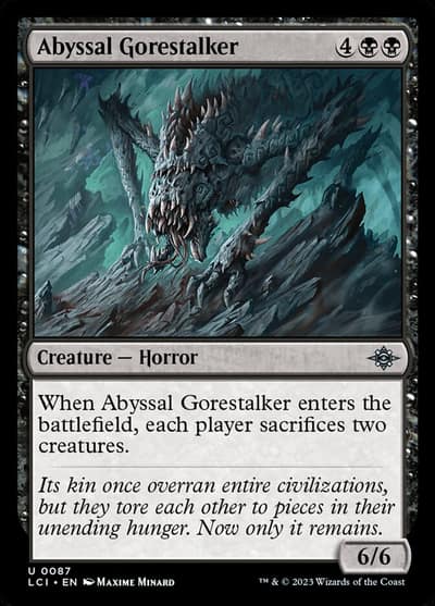 Abyssal Gorestalker 87 The Lost Caverns of Ixalan Magic card