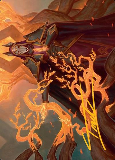 Abzan Devotee // Abzan Devotee ATDM-10 Tarkir: Dragonstorm Art Series Magic card