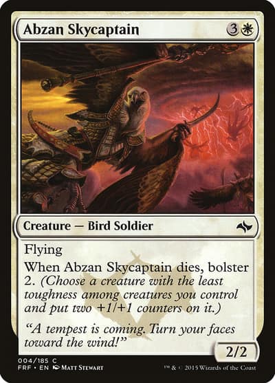 Abzan Skycaptain 4 Fate Reforged Magic card
