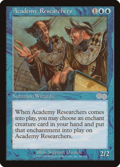 Academy Researchers USG-58 Urza's Saga Magic card
