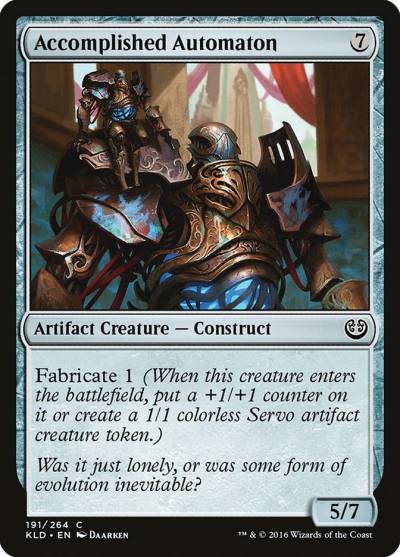 Accomplished Automaton KLD-191 Kaladesh Magic card