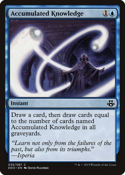 Accumulated Knowledge DDO-35 Duel Decks: Elspeth vs. Kiora Magic card