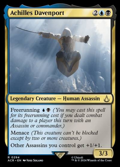 Achilles Davenport 294 Assassin's Creed Magic card