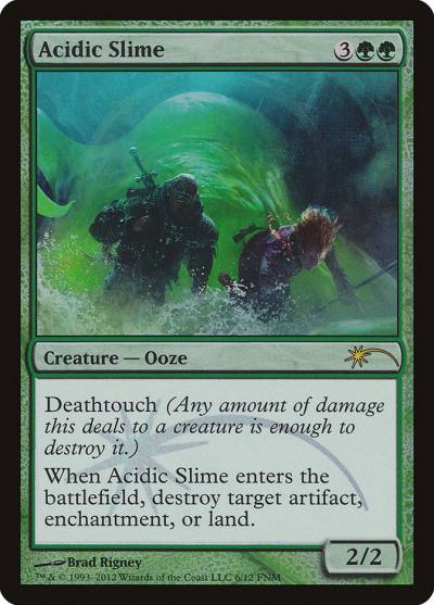 Acidic Slime F12-6 Friday Night Magic 2012 Magic card