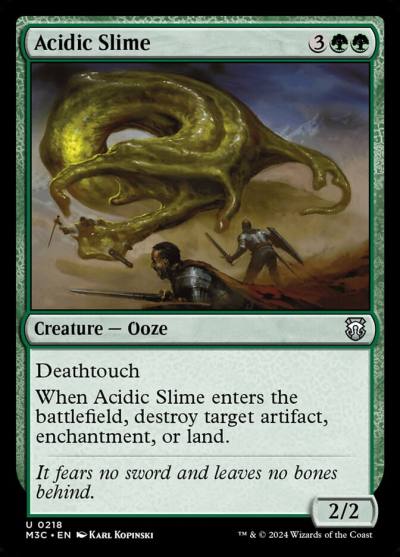 Acidic Slime 218 Modern Horizons 3 Commander Magic card