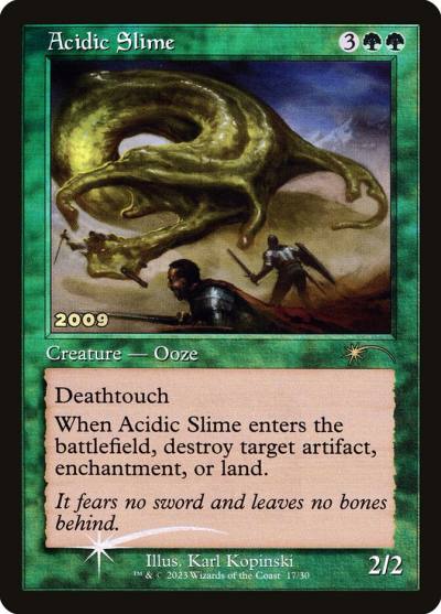 Acidic Slime P30A-17 30th Anniversary Play Promos Magic card