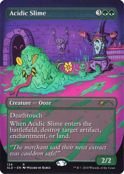 Acidic Slime SLD-134 Secret Lair Drop Magic card