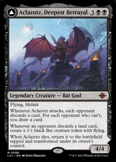 Aclazotz, Deepest Betrayal // Temple of the Dead LCI-88 The Lost Caverns of Ixalan Magic card