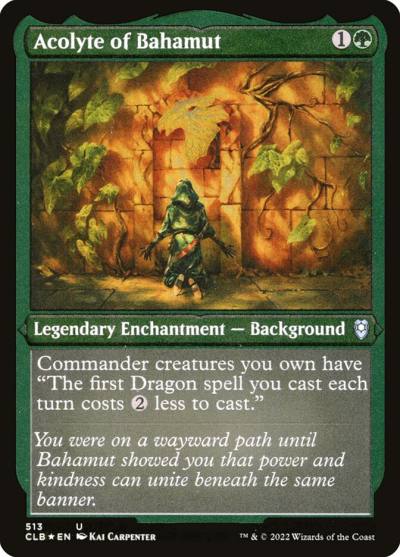Acolyte of Bahamut CLB-513 Commander Legends: Battle for Baldur's Gate Magic card
