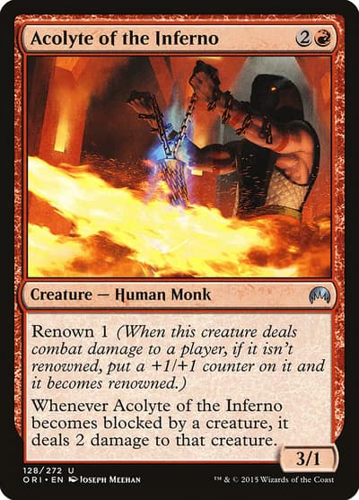 Acolyte of the Inferno ORI-128 Magic Origins Magic card