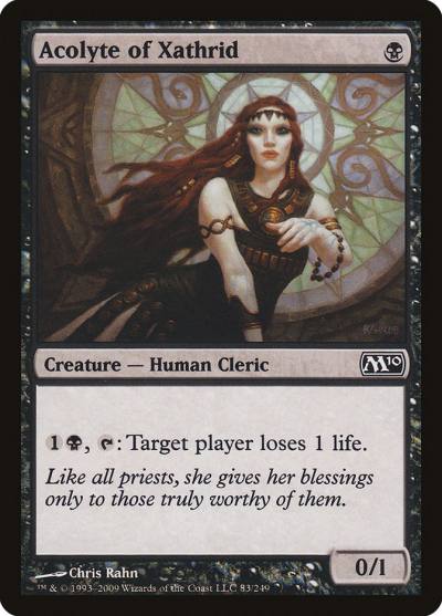 Acolyte of Xathrid 83 Magic 2010 Magic card