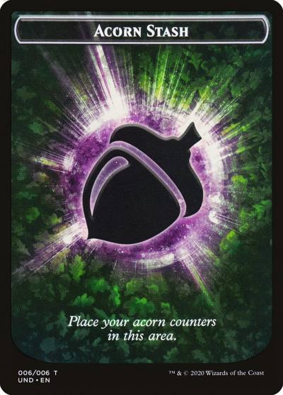 Acorn Stash TUND-6 Unsanctioned Tokens Magic card
