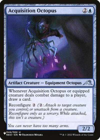 Acquisition Octopus PLST-NEO-44 The List Magic card