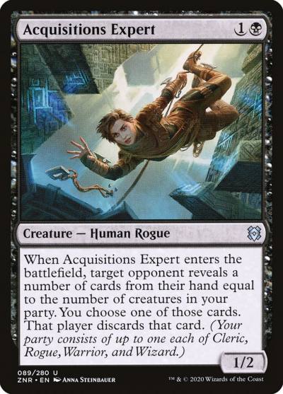 Acquisitions Expert 89 Zendikar Rising Magic card