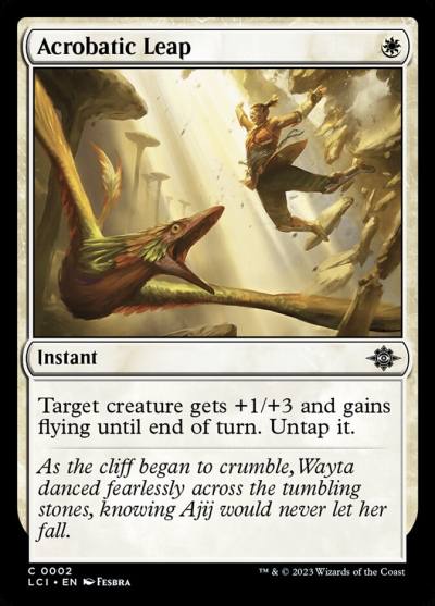 Acrobatic Leap LCI-2 The Lost Caverns of Ixalan Magic card