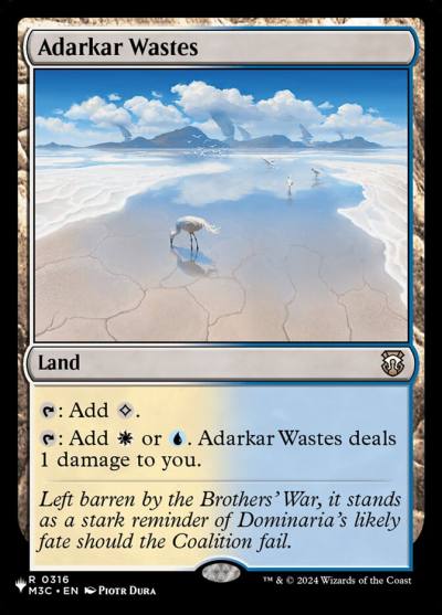 Adarkar Wastes PLST-M3C-316 The List Magic card