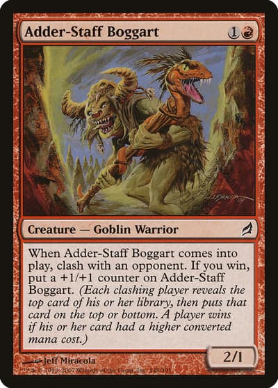 Adder-Staff Boggart 148 Lorwyn Magic card