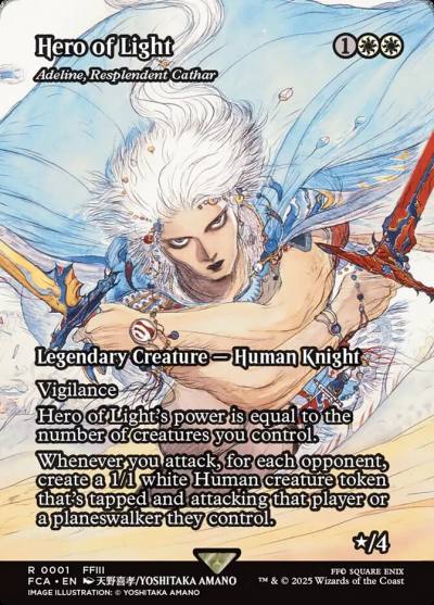 Adeline, Resplendent Cathar FCA-1 Final Fantasy: Through the Ages Magic card