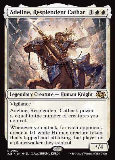 Adeline, Resplendent Cathar J25-57 Foundations Jumpstart Magic card