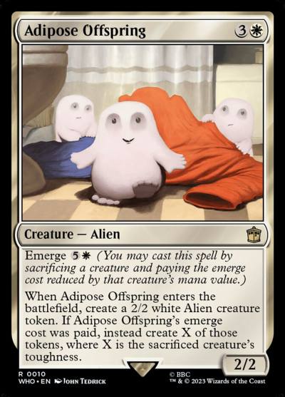 Adipose Offspring WHO-10 Doctor Who Magic card
