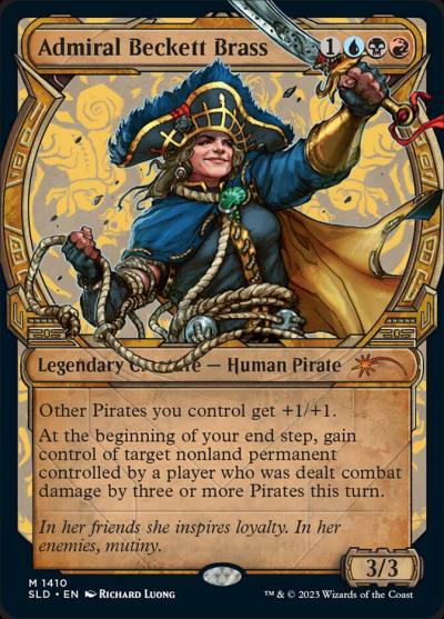 Admiral Beckett Brass SLD-1410 Secret Lair Drop Magic card