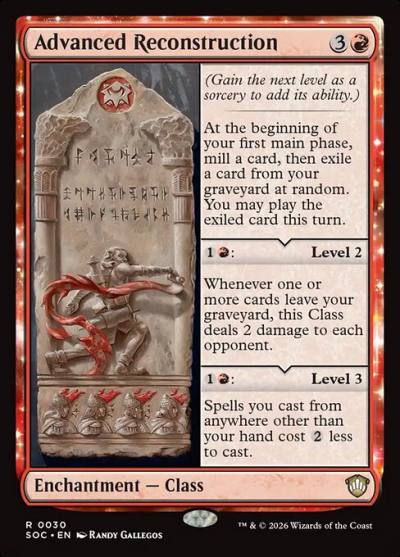 Advanced Reconstruction SOC-30 Secrets of Strixhaven Commander Magic card