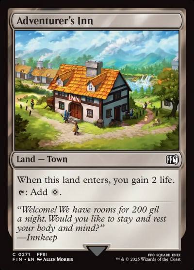 Adventurer's Inn FIN-271 Final Fantasy Magic card