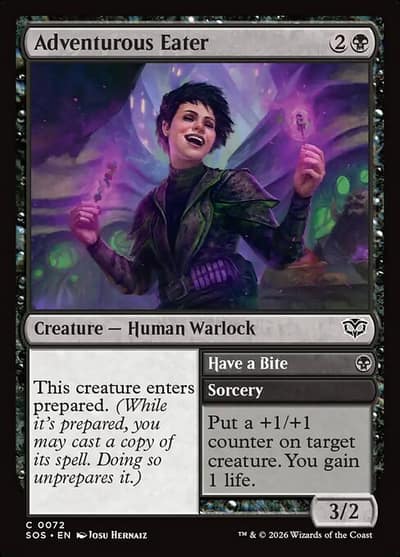 Adventurous Eater // Have a Bite 72 Secrets of Strixhaven Magic card