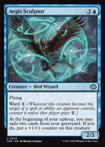 Aegis Sculptor 35 Tarkir: Dragonstorm Magic card