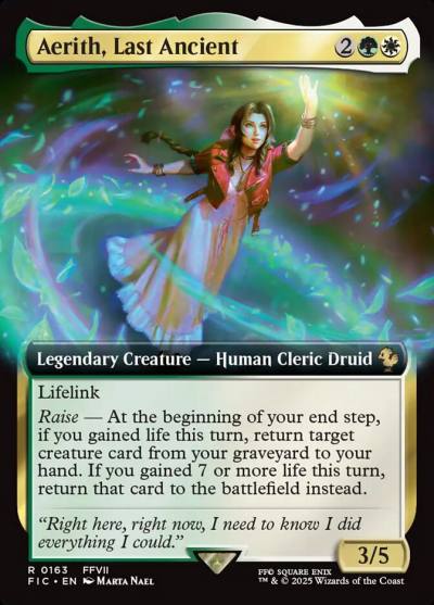 Aerith, Last Ancient FIC-163 Final Fantasy Commander Magic card