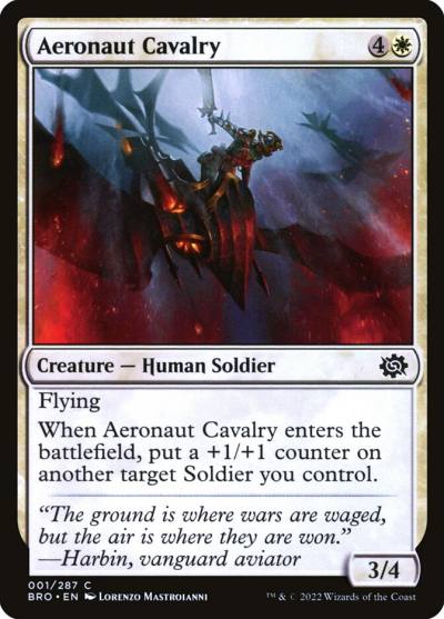Aeronaut Cavalry 1 The Brothers' War Magic card