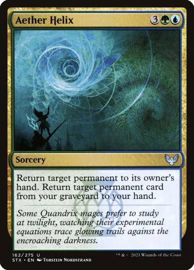 Aether Helix STX-162 Strixhaven: School of Mages Magic card