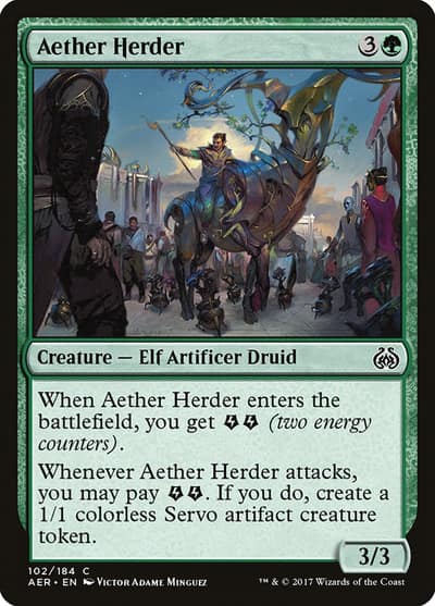Aether Herder 102 Aether Revolt Magic card