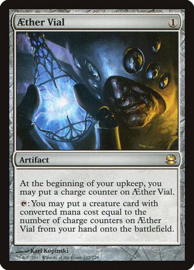 Aether Vial MMA-197 Modern Masters Magic card