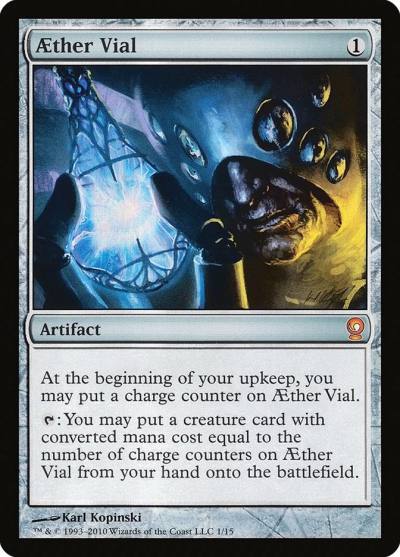 Aether Vial V10-1 From the Vault: Relics Magic card
