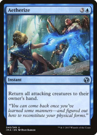 Aetherize IMA-40 Iconic Masters Magic card